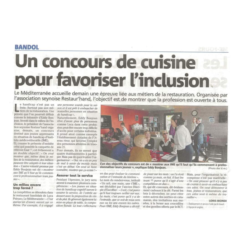 Article concours des IME